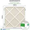 TRIGHTFILTERS 20x20x1 Air Filter MERV 11 HVAC Furnace Filter Pleated 2 Pack