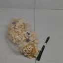 Flojery Silk Hydrangea Heads Artificial Flowers Heads with Stems for Home Wedding Decor,Pack of 10 (Champagne)