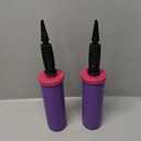 Balloon Pump Hand Held, Inflator Air Pump for Balloons - 2Way Dual Action, 2Pack: Friends can Help - Easy to Use, Sturdy Ballon Inflator Pump