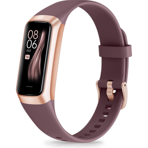 Fitness Tracker with Step Counter/Calories/Stopwatch, Activity Tracker, Health Tracker with Heart Rate Monitor, Sleep Tracker,1.10''AMOLED Touch Color Screen, Pedometer Watch for Women Men