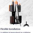 Nekuma Curling Iron Holder Attachments Compatible with Dyson Airwrap Organizer Stand on Desktop, Hair Wrap Storage Rack Accessories Wall Mounted for home / Bathroom