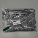 Women Gold Clutch, Rhinestone Gold Purse Wedding,Evening Clutch Purses For Women 10.2"0.4"6.69" (Black)