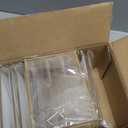 20 Pack Gold Acrylic Sign Holders 4x6 Inch, Double Sided Vertical Stand Clear Picture Frames, Table Menu Display Holders for Wedding Table Numbers, Restaurant Signs, Party and Office Photos