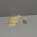 4Pack Decorative Solid Brass Cabinet Cupboard Door Butt Hinges Furniture Folding Hinges Hardware Lot 3inch (4, 3")