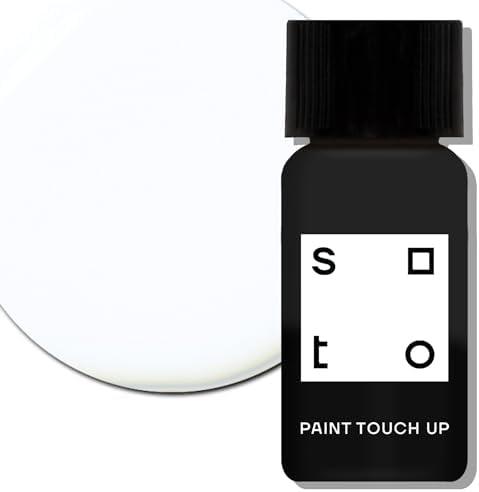 soto White Paint Touch Up, Appliance + Porcelain, High-Gloss Finish (No. 02 Oxman White) - 10 Milliliters of Enamel + Bathtub Repair for Tub, Tile, Appliances, Interior/Exterior