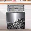 Dishwasher Magnet Sticker Cover Panel Decal Refrigerator Magnetic Sticker Decorative for Kitchen Decoration,Fridge Door Cover,Home Appliances Decor Stickers 23"x26"