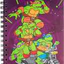 4 Tab Journal: Teenage Mutant Ninja Turtles - 160 Dot Pages, TMNT Spiral Notebook, Character Dividers, Writing-Notes-Dreams-Doodles, Kids 3+