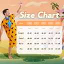 Adult Men Costume Cosplay Halloween Party Cavemen Outfit (XL)