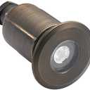 Kichler 12V MR8 Recessed In-Ground Basic Trim Centennial Brass, 2.00x3.00x2.00