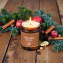 Christmas Candle Set,4Pack Scented Candles Holiday Candle Gifts,Soy Wax Candles Home Christmas Decoration, Xmas Gift Candle for Women and Men - Scents of Christmas EVE Gifts