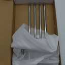 NearMoon Swivel Towel Rack, 13.8" Thicken 304 Stainless Steel 4-Arm Towel Bar, Space Saving Wall Mounted Towel Holder with Hook, Rustproof Swing Out Towel Hanger for Bathroom, Kitchen (Chrome Finish)