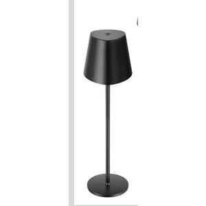 Kakanuo Cordless Table Lamp,Portable LED Battery Operated Lamp, Wireless Rechargeable Lamp, 3 Color Stepless Table Lamp for Restaurant, Bar, Party, Camping and Bedroom - Black
