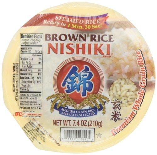Nishiki Cooked Brown Rice, 7.4-Ounces (Pack of 6) By OCT 09 2026