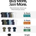 True Classic Mens T-Shirts  Short Sleeve Crew Neck T Shirts for Man, Cotton Blend Plain Novelty Men's T-Shirts (X-Large, Staple (6-pack))