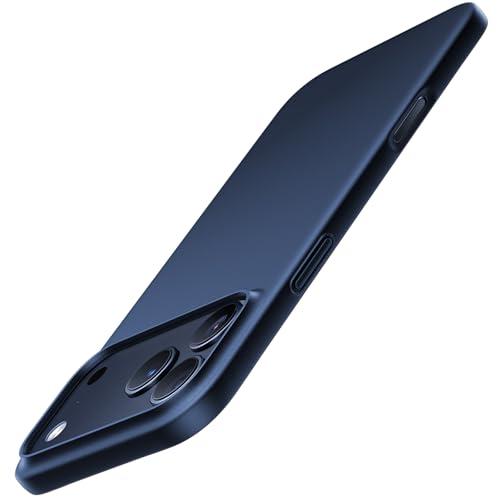 TORRAS for iPhone 17 Pro Case, Slim Fit, Ultra Thin Lightweight Minimal Design, Secure Grip & Silky Touch, Anti-Scratch Hard PC Cover for iPhone 17 Pro Phone Case 6.3in, OriginFit, Deep Blue