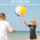 Kanu Surf Girls' Karlie Rash Guard UPF 50+ Sun Protection Short Sleeve Swim Shirt (8, Cori Black)