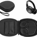 Case for Bose QuietComfort Wireless Noise Cancelling Headphones, QuietComfort Ultra Wireless Noise Cancelling Headphones, QuietComfort 45, 35, 35 II. Replacement case only (Black)