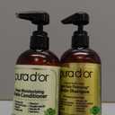 PURA D'OR Anti-Thinning Biotin Shampoo & Deep Moisturizing Conditioner Original Gold Label Set (24oz x2) Natural Earthy Scent, CLINICALLY TESTED Effective Results, Hair Thickening Product, Women & Men