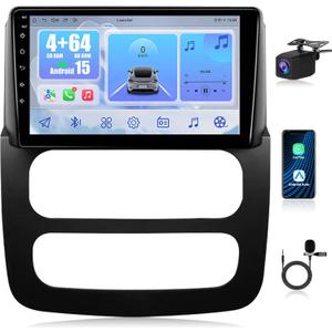 Android 15 Car Stereo Radio for Dodge Ram 1500 2500 3500 2002 2003 2004 2005: 9 Inch Touchscreen for Ram 1500 Radio, Wireless/Wire Carplay&Android Auto,Bluetooth,5G WiFi,GPS,SWC,Backup Camera,4+64G