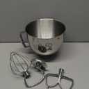 Gdrtwwh Stainless Steel Flat Beater Attachment for KitchenAid 4.5-5 Quart Tilt-Head Stand Mixer,Dishwasher Safe