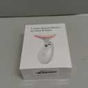 7 Color Face and Neck Massager Light Therapy, Red Light Based Facial Massager for Skin Care, Smoothing, Firming (White)