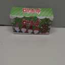 Christmas Gnome Ornaments, 4 Pack Christmas Tree Decorations Handmade Swedish Santa Gnomes Ornaments Lights Scandinavian Plush Elf Table Home Decor, Christmas Tree Hanging Decoration