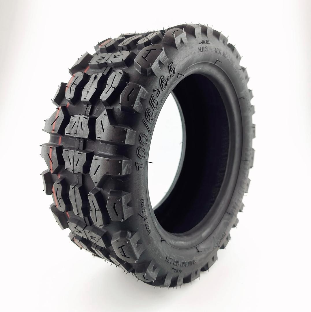 100/65-6.5 11" Rubber Explosion-proof Tubeless Tire Replacement for Electric Kick Scooter Electric Scooter Vacuum Tyre Wheel Parts (Bx1)