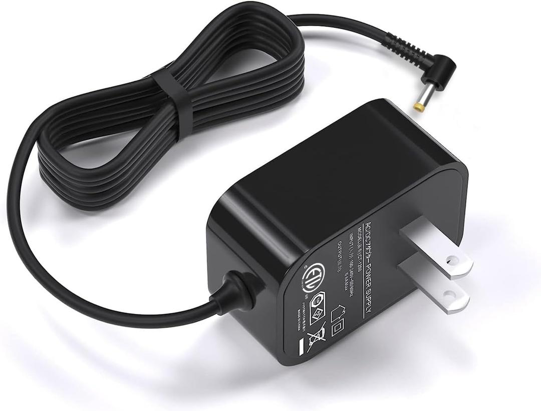 VHBW DC 9.5V Power Cord Compatible with Casio Keyboard ADE95100LU Compatible with Casio Keyboard Power Supply LK-135 WK-225 CTK-2500 CTK-2400 CTK-2550 CTK-1100 WK-220 SA-76 SA-46 (5.9Ft)