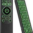 iPazzPort Air Mouse & Bluetooth Universal Remote, Backlit 2.4G USB Remote Control, for PC, Android, Smart TV, HTPC, Raspberry Pi 5