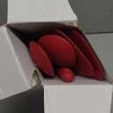 Silicone Kitchen Cooking Utensil Set: U-Taste High Heat Resistant 13.6in Long Kitchen Gadgets, BPA Free Non Stick Rubber Cook Accessories For Stir Frying, Serving, Basting, Mixing (5 Pieces, Red)