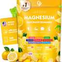 Magnesium Glycinate Gummies 1000mg – High Absorption Magnesium Complex with CoQ10, Vitamin D3 & B6 – Sugar Free Magnesium Gummies for zzZ, Focus & Relaxation, for Women, Men & Kids Lemon