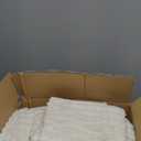 BEDELITE Fleece Queen Comforter Set -Super Soft & Warm Fluffy Cream White Bedding, Luxury Fuzzy Heavy Bed Set for Winter with 2 Pillow Cases