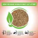 WORLD'S BEST CAT LITTER Multiple Cat Unscented, 32-Pounds - Natural Ingredients, Quick Clumping, Flushable, 99% Dust Free & Made in USA - Long-Lasting Odor Control & Easy Scooping