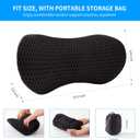 Lumbar Pillow, Memory Foam Lumbar Support Pillow for Office Chair and Car Seat, Back Support Pillow for Lower Back Pain Relief, Support Cushion Back Pillow for Sleeping, Resting, Driving, Traveling