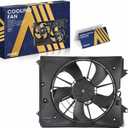 AISIN AFTERMARKET CFMH-00453 Radiator Cooling Fan Assembly - Compatible with Honda Odyssey 2018-2023 - V6 3.5L