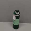 32 Oz Insulated Stainless Steel Water Bottle with Straw - Reusable Sports Bottle Suitable for Kids, School, Travel & Gym (green, 32Oz) (33.8 Ounces)