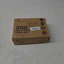 Kraft Paper Sandwich Style Bags (200) 6"x 1"x 8" Dry Wax Grease Resistant Bags. Perfect for Sandwiches, Cookies, Pastries, Take Out, and Gifts. Made in USA. (Brown)
