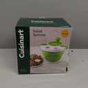 Cuisinart Large Spin Stop Salad Spinner- Wash, Spin & Dry Salad Greens, Fruits & Vegetables, 5qt, CTG-00-SAS1
