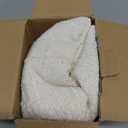 MIULEE Textured Throw Pillow Covers Thick Chenille Decorative Pillows Cream White 18x18 Inch Set of 2 Modern Boho Farmhouse Home Decor Neutral Cushion Covers for Couch Sofa Living Room Bedroom