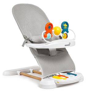 GROWNSY Baby Bouncer with 3 Recline Positions, Bouncer Seat for 0-6 Months