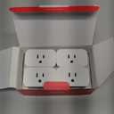 Innr Zigbee Smart Plug, Works with Philips Hue*, Alexa and SmartThings, Zigbee Repeater, Energy Monitoring, 4-Pack