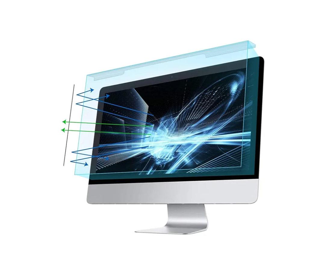 MOSISO 20-22 inch Computer Blue Light Blocking Screen Protector Anti-UV Eye Protection Filter Film Panel for Diagonal 20,21.5,22 inch 16:9 Widescreen Desktop PC LED Monitor(19.29 x 12.48 inch/L x W