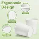 Glotoch 8oz Paper Party Cups Disposable Cups 300 Pack, White Leak-Proof BPA-Free Cups, Perfect for Home, Office, Parties or Events