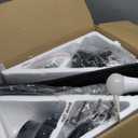 Depuley 42-Inch Ceiling Fans with Lights: Black 3 Blade Flush Mount Low Profile Ceiling Fan for Bedroom - Dimmable Indoor Outdoor Fan with Remote APP Control Ultra Quiet DC Motor Timer