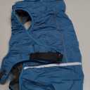 QBLEEV Warm Reflective Dog Jacket, Waterproof Winter Coat With Turtleneck for Cold Weather, Thick Fleece Snowsuit Christmas Vest Pet Apparel for  Dogs XL (Black)