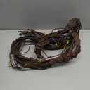 Wnvivi 5.2-6.5 ft Simulated Tree Vine,Artificial Tree Branches Twigs Vines,Fake Rattan Faux Thick Plant Trunk with Leaves for Outdoor Garden Wedding Decoration