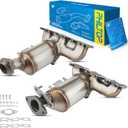 Catalytic Converter 19517/19516 Fit for 13-19 Explorer/Taurus/Flex/Police Interceptor Utility 3.5/3.7L Naturally Aspirated15-18 Edge 3.5/3.7L Naturally Aspirated13-16 MKZ 3.7L Naturally Aspirated