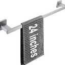 LANC 24-Inche Bathroom Towel Bar for Bathroom Wall Mounted Brushed Nickel Bath Towel Rack Stainless Steel Towel Rod for Toilet Kitchen Towel Holder Towel Hanger Towel Rail, A9010BN-L6