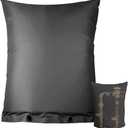 Backflow Preventer Cover Insulated Pouch, Outdoor Pipe Insulation Cover, Winter Freeze Protection Water Well Pump Covers Sprinkler Valve Cover Insulated (Black 16''W x 20''H)