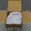 Biscaynebay Wrap Around Bed Skirts with Split Corners for Queen Beds 15" Drop, White Adjustable Elastic Dust Ruffles Easy Fit Wrinkle Resistant Silky Luxurious Fabric Machine Washable